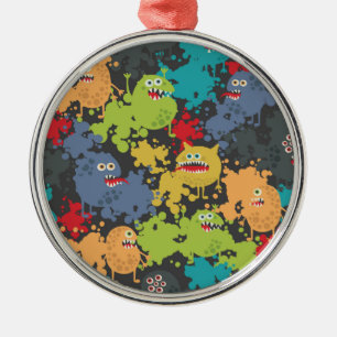 Kleine niedliche lustige Monster Ornament Aus Metall