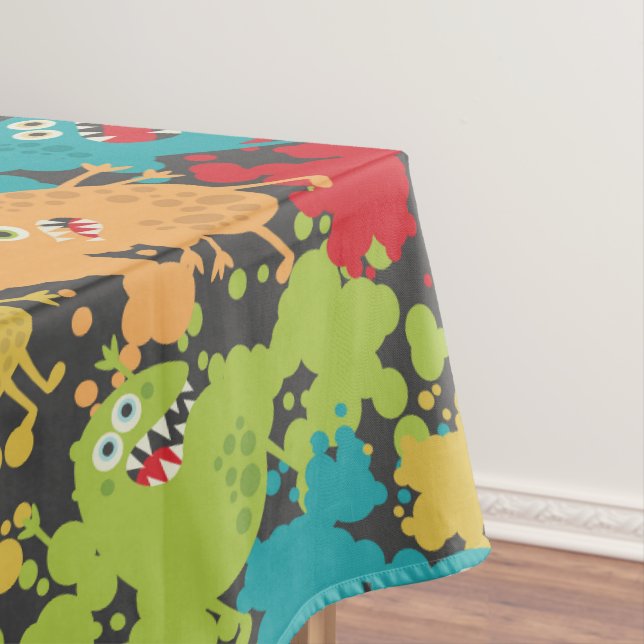 Kleine niedliche lustige Monster Tischdecke (Beispiel)