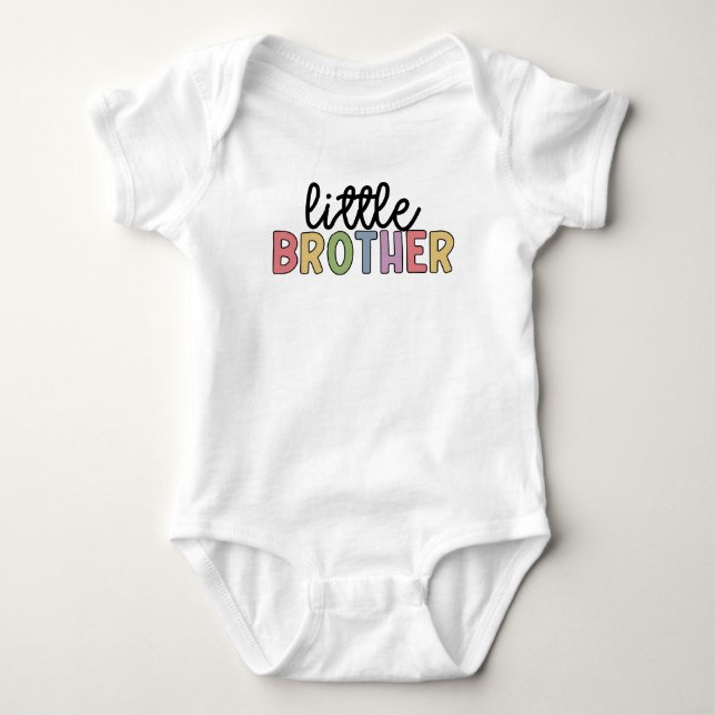 Kleine, Niedliche, passende Geschwister Baby Strampler (Vorderseite)