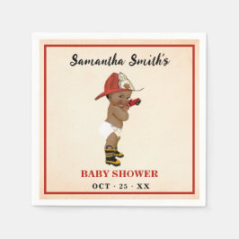 Kleine OM Feuerwehrmann Baby Dusche Party Dekorati Serviette
