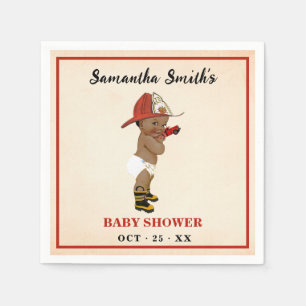 Kleine OM Feuerwehrmann Baby Dusche Party Dekorati Serviette