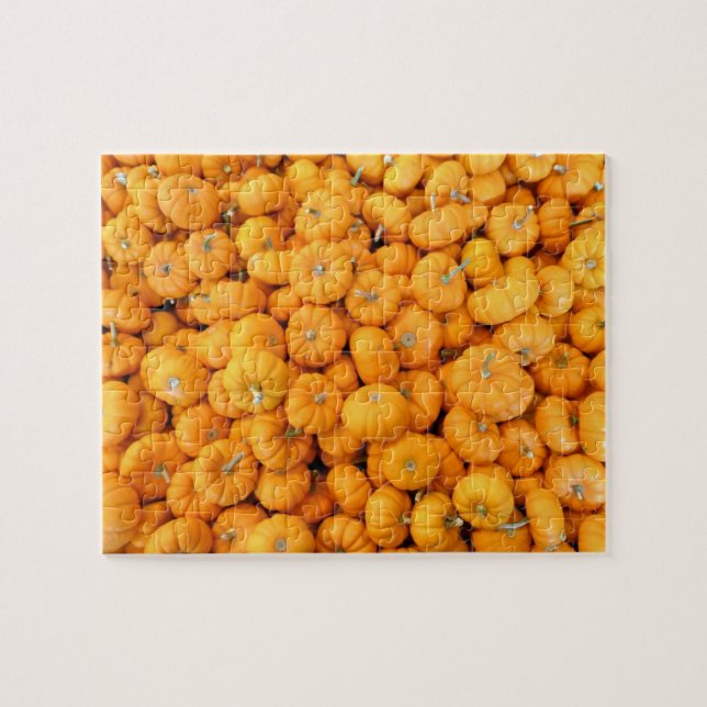 Kleine Orange Harvest Pumpkins (Horizontal)