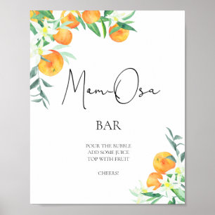 Kleine Orangen \ Mom-osa Bar Poster