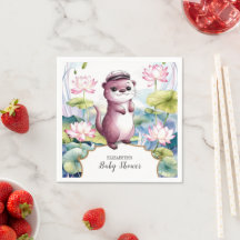 Kleine Otter Babydusche