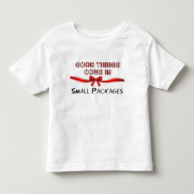 Kleine Pakete Weihnachten Kleinkinder T - Shirt (Vorderseite)