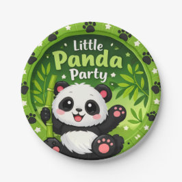 Kleine Panda-Party-Papierteller Pappteller