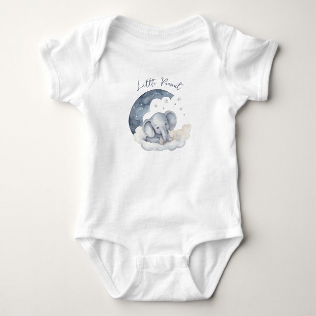 Kleine Peanut Elephant Babydusche Baby Strampler (Vorderseite)