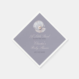 Kleine Pearl Baby Dusche Serviette