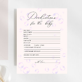 Kleine Perlenblasen Vorhersagen für Kinderspiel