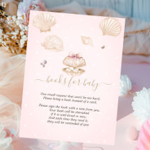 Kleine Perlmuscheln Punkte Baby Shower