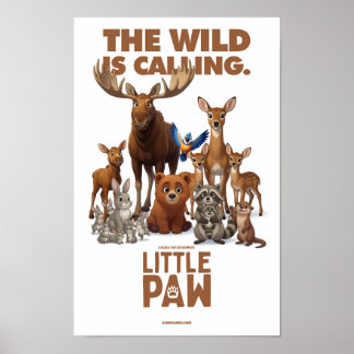 Kleine Pfote "Der Wilde Ruft" Poster