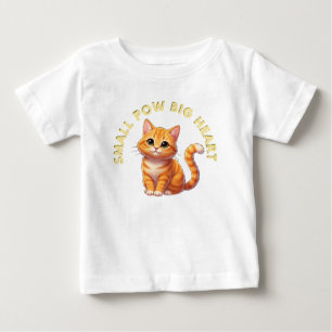 Kleine Pfoten, großes Herz Baby T-shirt