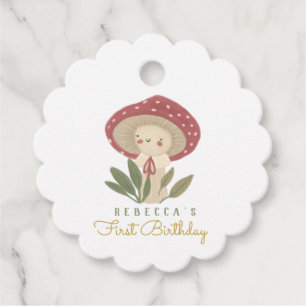 Kleine Pilze Geburtstagsgeschenke Tags Geschenkanhänger