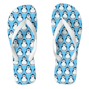 Kleine Pinguine Design Flip Flops