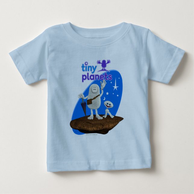 Kleine Planeten Bing u. Bong Baby T-shirt (Vorderseite)