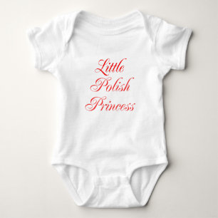 Kleine polnische Prinzessin Baby Strampler