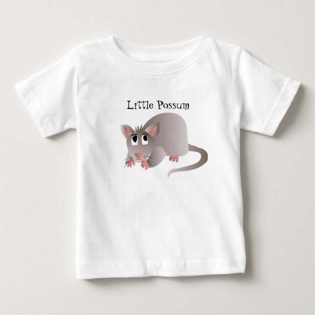 Kleine Possum Baby T-shirt (Vorderseite)