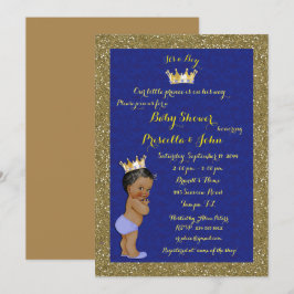 Kleine Prince Baby Dusche Einladung, trendy, chic. Einladung