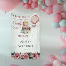 Kleine Princess Bear Bearly Wait Girl Baby Dusche