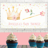 Kleine Princess Crown Pink Babydusche