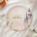 Kleine Princess Mairytale Castle Babydusche Pappteller<br><div class="desc">Machen Sie Ihre Babydusche noch zauberhafter mit unseren Tellern "Once Upon a Time Märchenschloss". Diese Teller ergänzen Ihre Prinzessfeier und bestechen durch eine skurrile Märchenburg mit sanften Pastelltönen, funkelnden Details und zarten Goldakzenten. Das bezaubernde Design verleiht Ihrem Tisch ein Gefühl von Wunder und Eleganz, sodass sich jede Mahlzeit wie ein...</div>