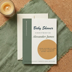 Kleine Prinz Baby Shower Einladung Editorial