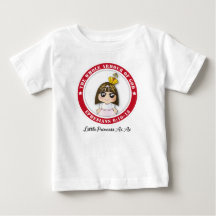 Kleine Prinzessin Ai Ai Baby Feinripp T-Shirt