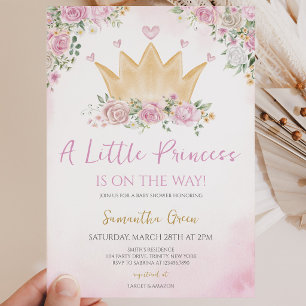 Kleine Prinzessin Baby Shower Einladung