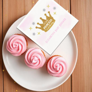 Kleine Prinzessin Baby Shower Serviette