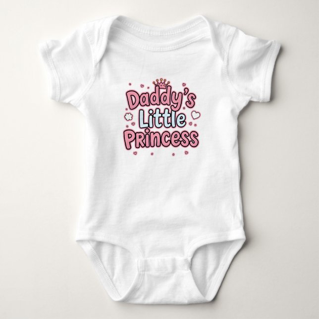 Kleine Prinzessin Baby Strampler (Vorderseite)