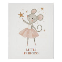 Kleine Prinzessin Ballerina, Süße Kinderzimmer Wan