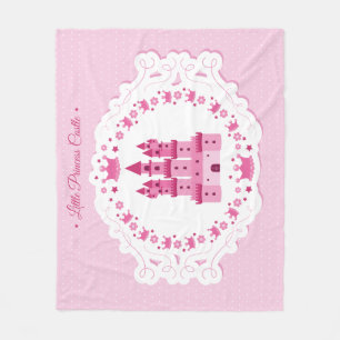 Kleine Prinzessin Castle Fleecedecke