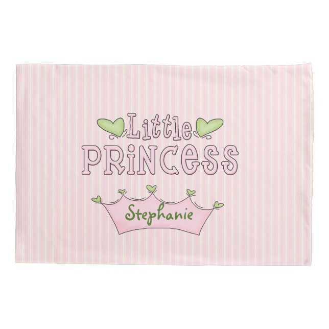 Kleine Prinzessin Custom Pillow Case Kissenbezug (Rückseite)