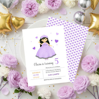 Kleine Prinzessin Einladung