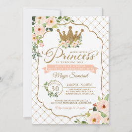 Kleine Prinzessin Floral u. Goldköniglicher Einladung