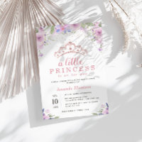 kleine Prinzessin lila Blütendusche