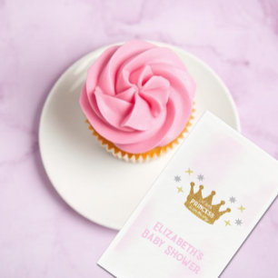 Kleine Prinzessin Mädchen Baby-Party Serviette