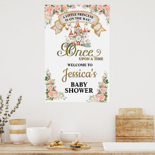 Kleine Prinzessin Märchenschloss Mädchen Baby Show Poster