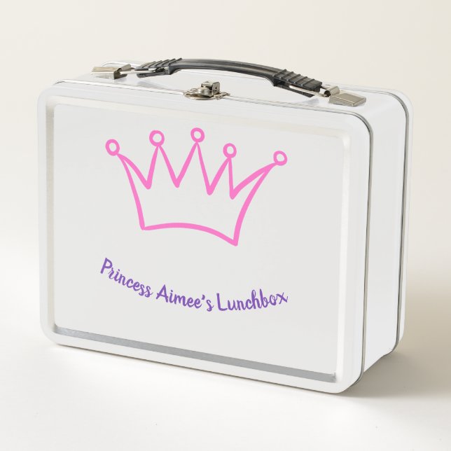 Kleine Prinzessin Metall Brotdose (Vorderseite)