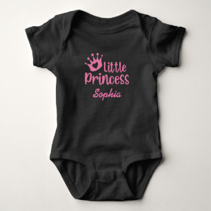 Kleine Prinzessin. Namen personalisieren Baby Strampler