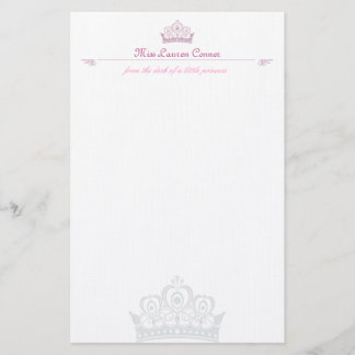 Kleine Prinzessin Personalised Note-paper Briefpapier