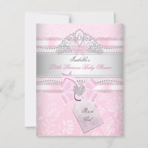 Kleine Prinzessin Pretty Baby Shower Mädchen Schme Einladung
