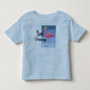 Kleine Prinzessin Rosa Flamingo Design - Kinder Fi Kleinkind T-shirt