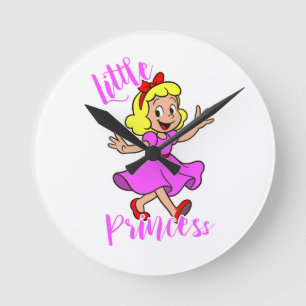 Kleine Prinzessin Rund Uhr