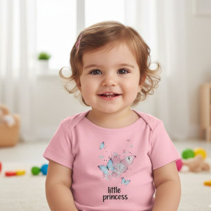 Kleine Prinzessin Schmetterling Süße Baby Mädchen  T-shirt