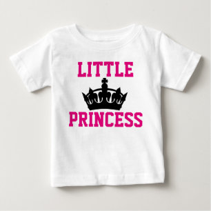 KLEINE PRINZESSIN Süßes Mädchen Rüschen-Shirt Baby T-shirt