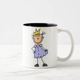 Kleine Prinzessin With Crown Zweifarbige Tasse