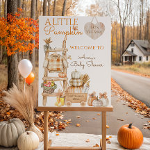 Kleine Pumpkin Fall lokale Grown Baby Dusche