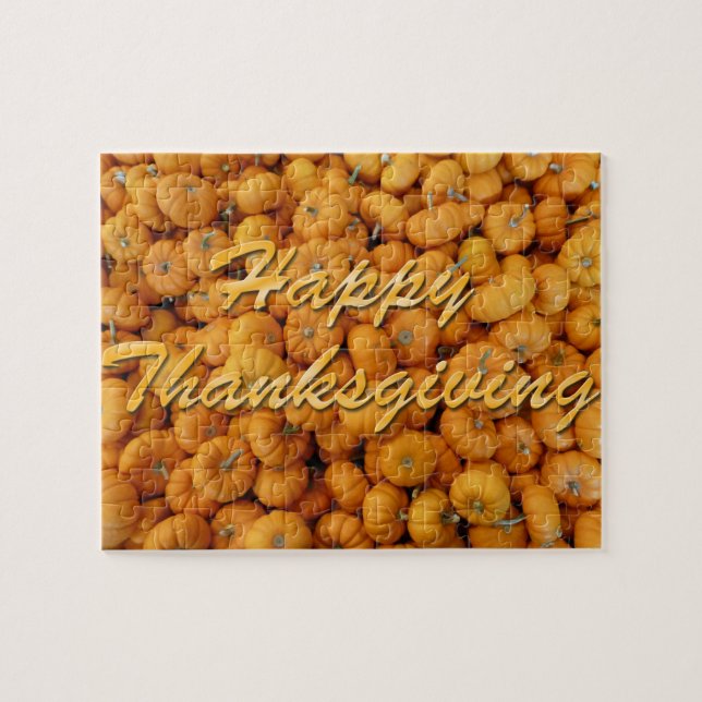 Kleine Pumpkins glücklich Thanksgiving (Horizontal)