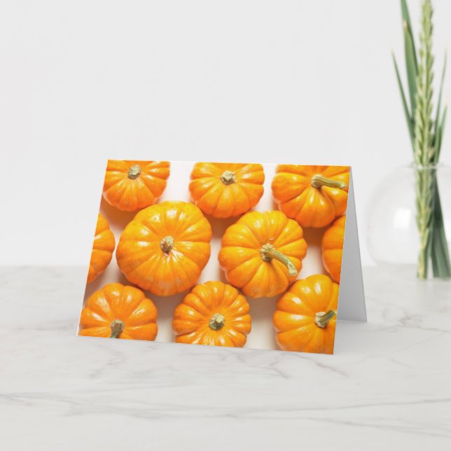 Kleine Pumpkins Karte (Vorderseite)